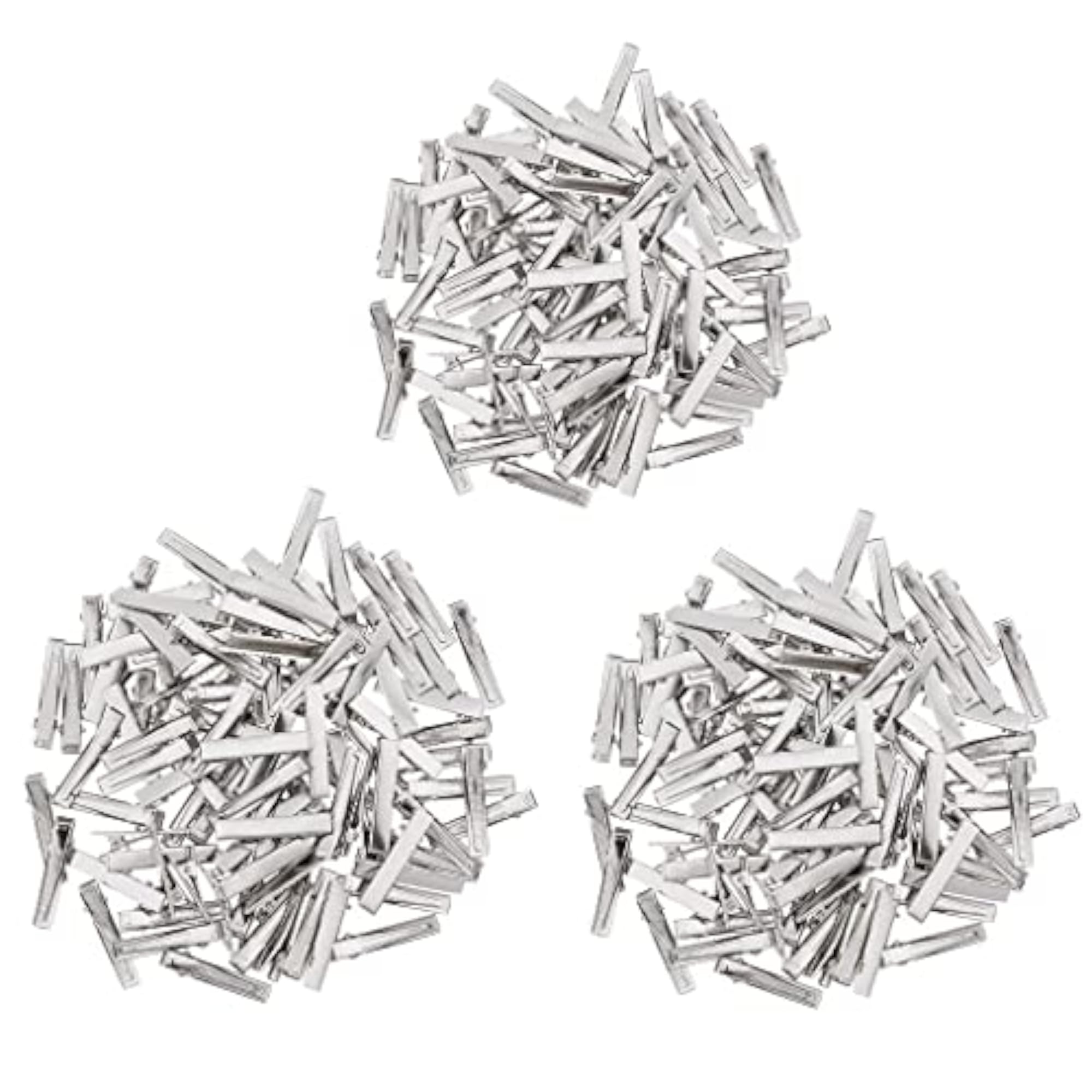300 Pieces Flat Iron Single Prong Duck Alligator Hair Clips